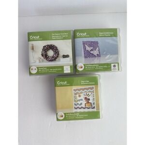 Cricut Cartridge Set Of 3 Edge To Edge, Elegant Embellishments, Four Seasons New